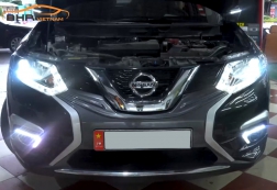 Độ đèn Bi LED Zestech A11 Nissan Xtrail